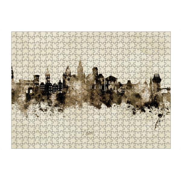 artboxONE Puzzle "Trier Germany Skyline Sepia" artboxONE - Städte