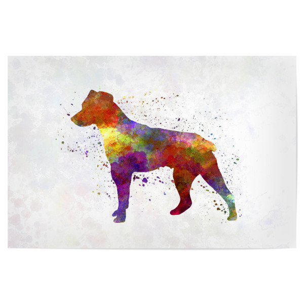Poster 30x20 cm "Brazilian Terrier in watercolor" artboxONE - Tiere,Abstrakt