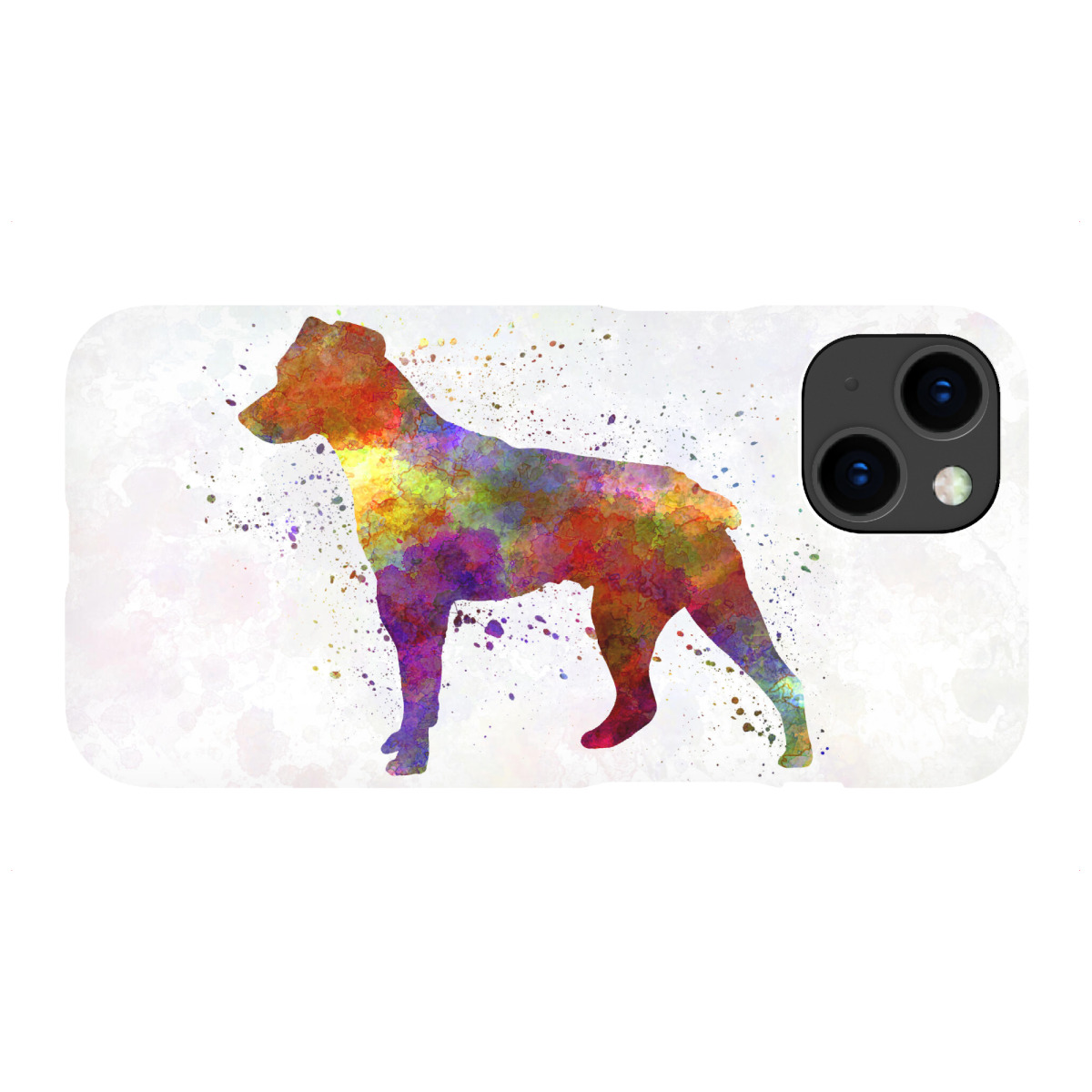 "Brazilian Terrier in watercolor"für iPhone - Premium-Case Handyhülle artboxONE