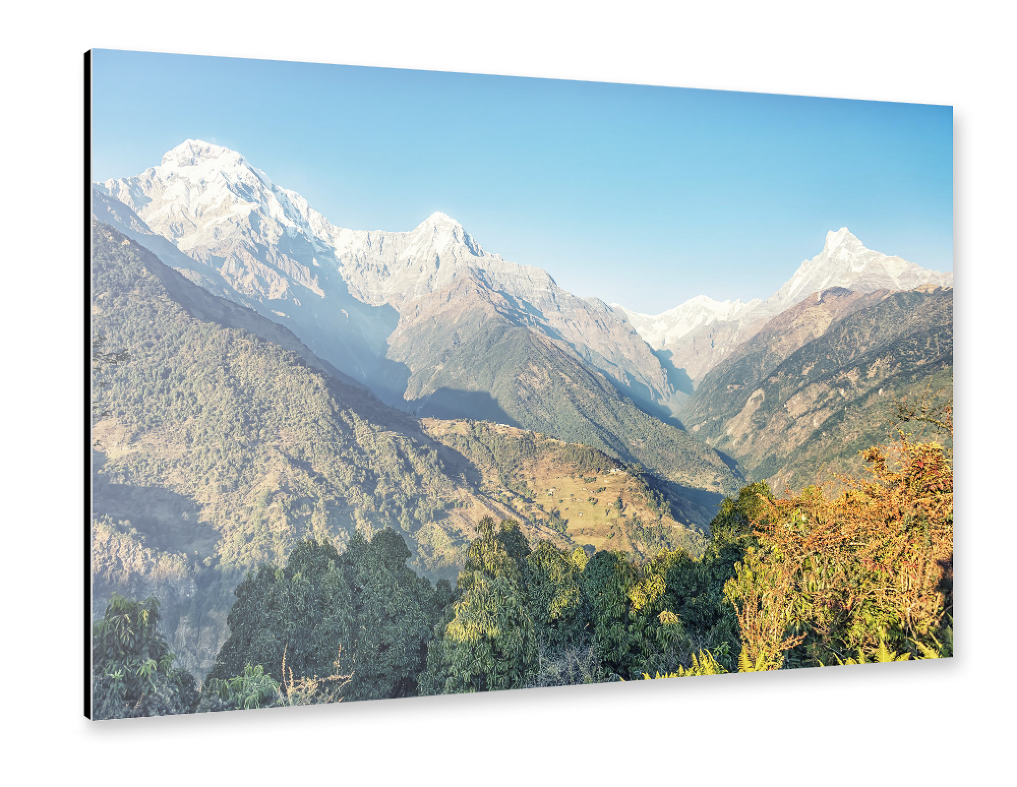 Alu-Dibond "Himalayan Landscape" 30x20 cm artboxONE