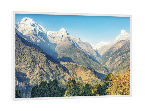 Poster mit weißem Rahmen "Himalayan Landscape" artboxONE - Natur,Reise,Reise / Asien,Reise / Länder