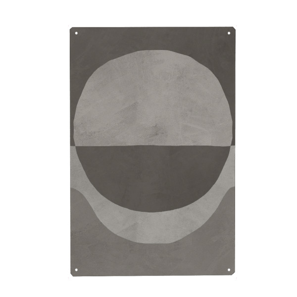 Holzbild "Gray Abstract Ball" artboxONE - Abstrakt,Geometrie