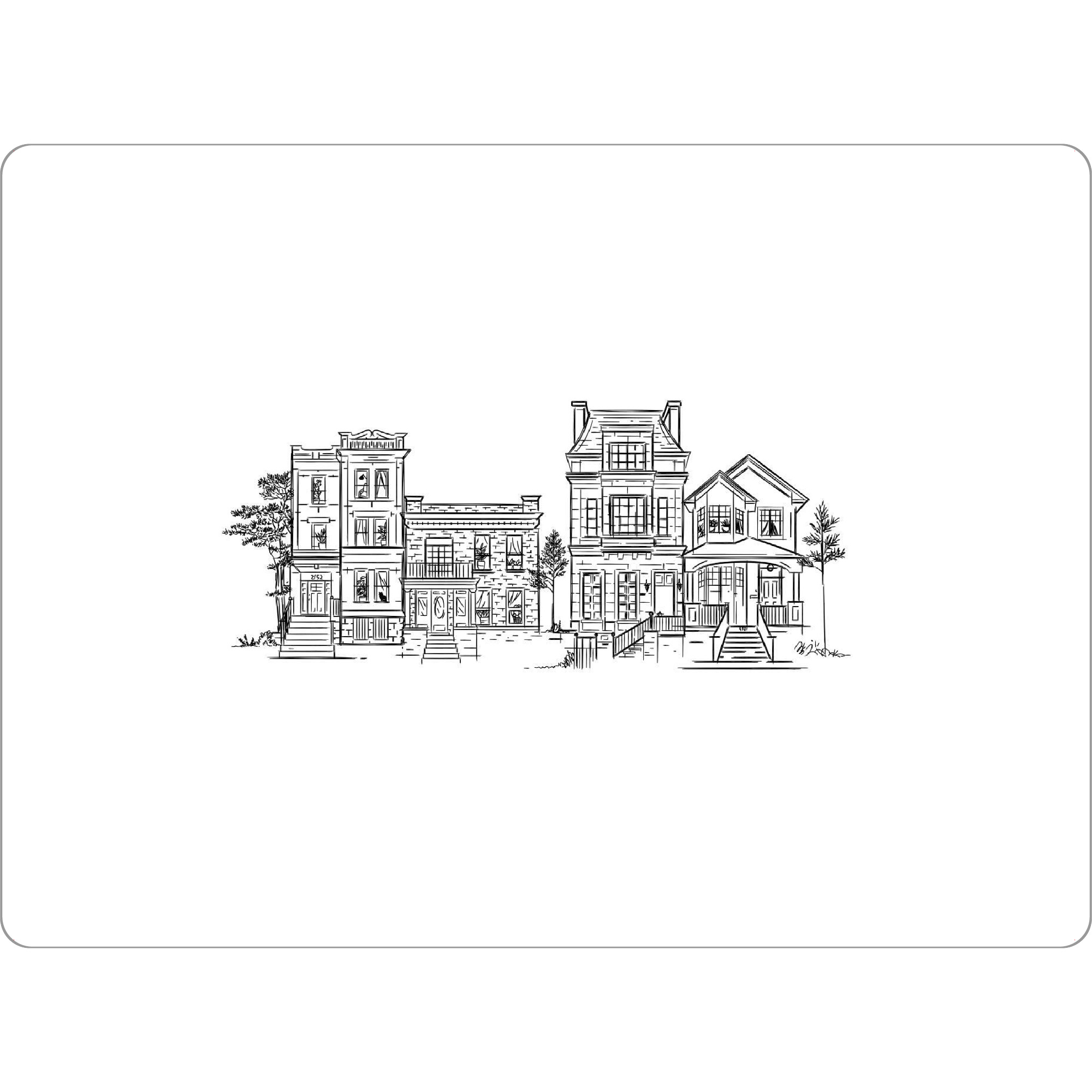 Tischset "House old fashioned victorian" artboxONE - Städte,Architektur