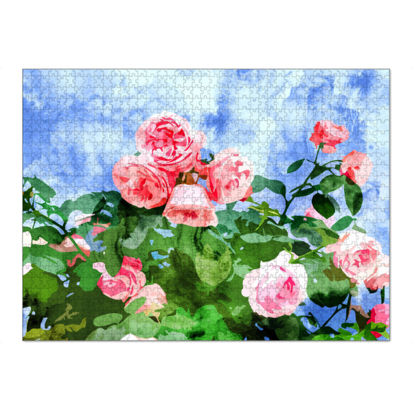 Puzzle Ravensburger "Sweet Rose Garden" artboxONE - Floral