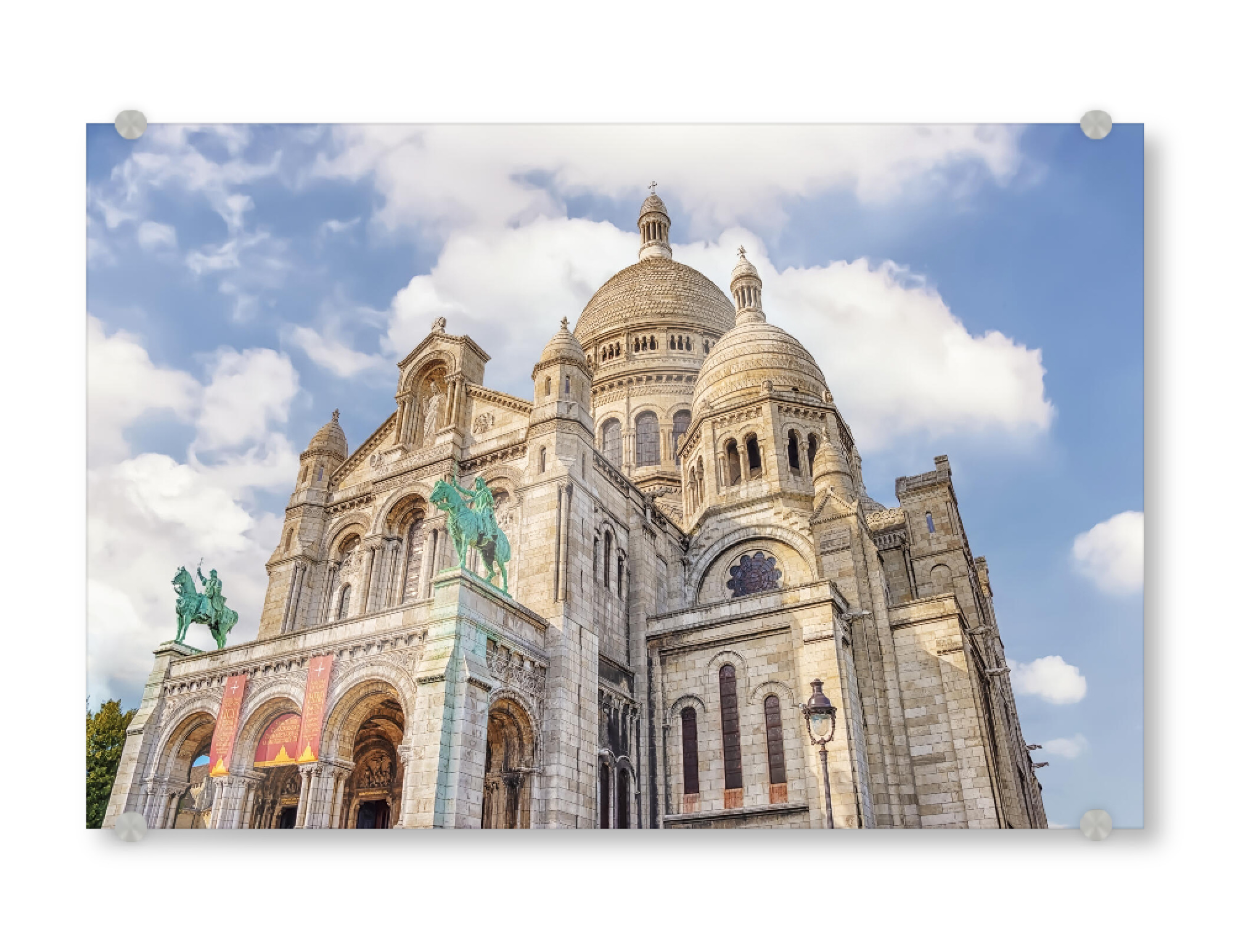 Acrylglasbild "Sacre Coeur Facade" artboxONE - Städte,Reise,Architektur,Städte / Paris,Reise / Länder