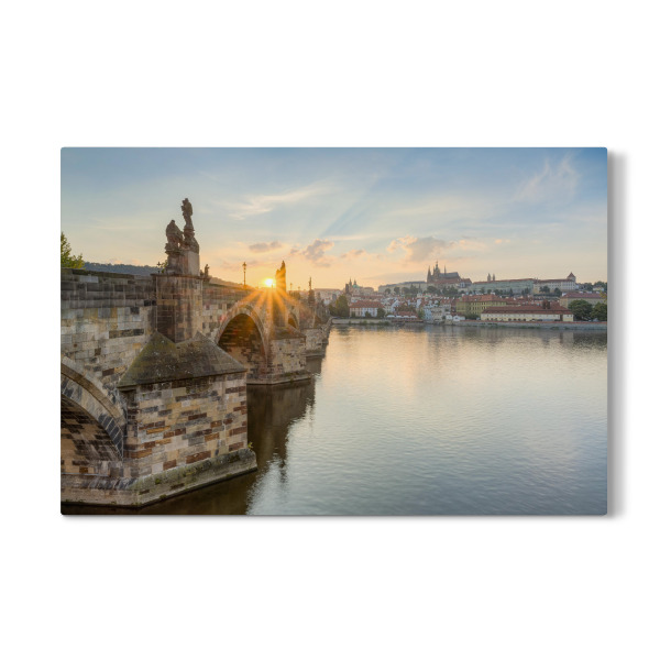 Galerie-Print "Sonnenuntergang in Prag" 30x20 cm artboxONE