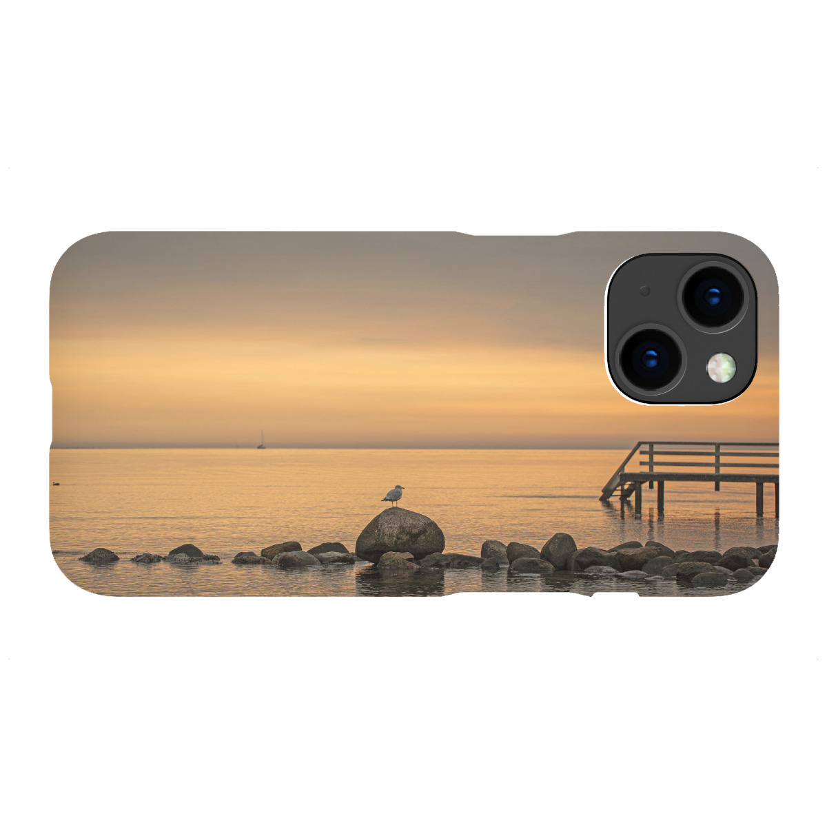 "Morgenidylle in Niendorf"für iPhone - Premium-Case Handyhülle artboxONE