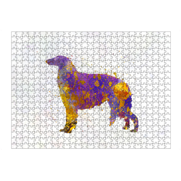 Puzzle Ravensburger "Borzoi in watercolor" artboxONE - Tiere,Abstrakt
