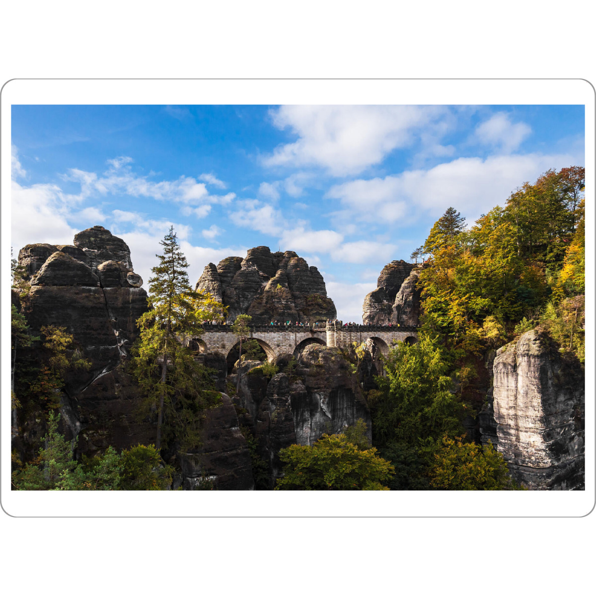 Tischset "Felsen, Bäume und Bastei" artboxONE - Natur,Reise,Architektur