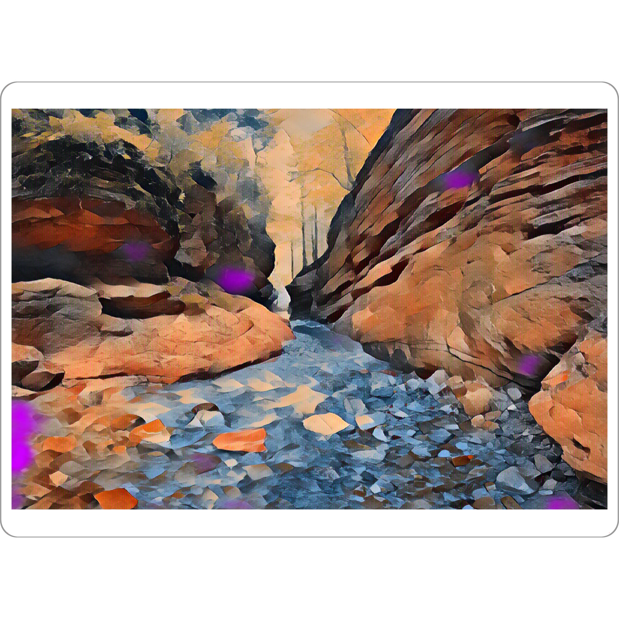 Tischset "Red Canyon in Österreich" artboxONE - Natur,Abstrakt