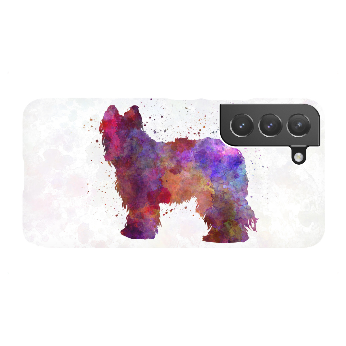 "Briard in watercolor"für Samsung Galaxy - Premium-Case Handyhülle artboxONE