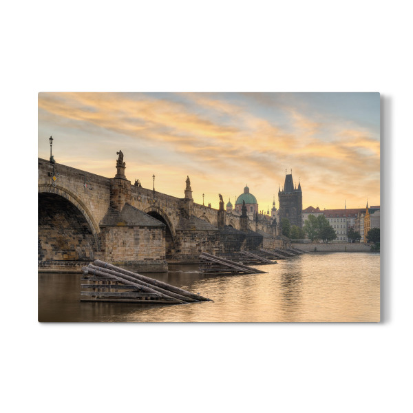 Galerie-Print "Karlsbrücke in Prag Sonnenaufgang" 30x20 cm artboxONE