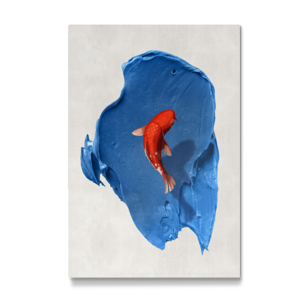Galerie-Print "Blue Fish" 30x20 cm artboxONE