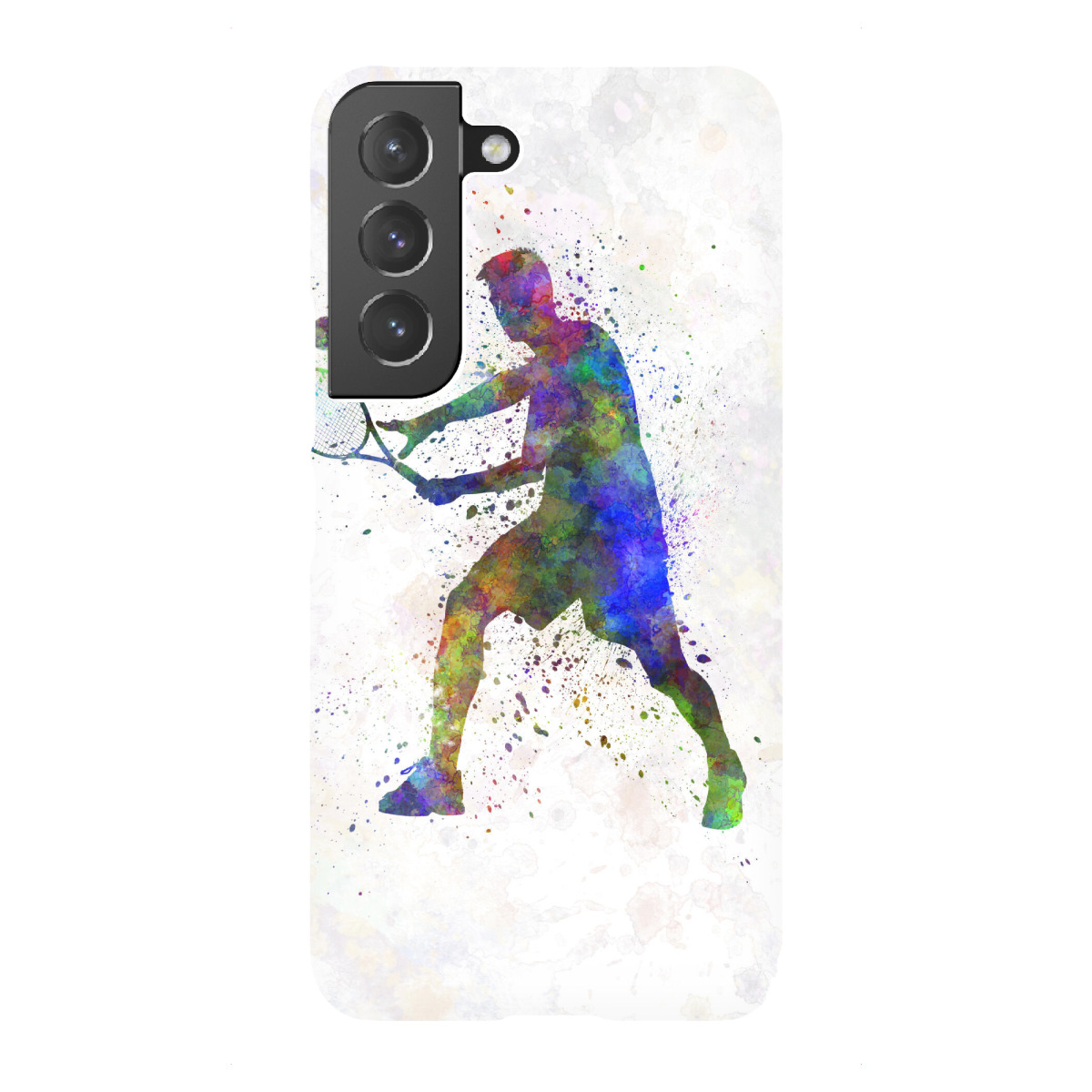 "Tennis player in watercolor-e"für Samsung Galaxy - Premium-Case Handyhülle artboxONE