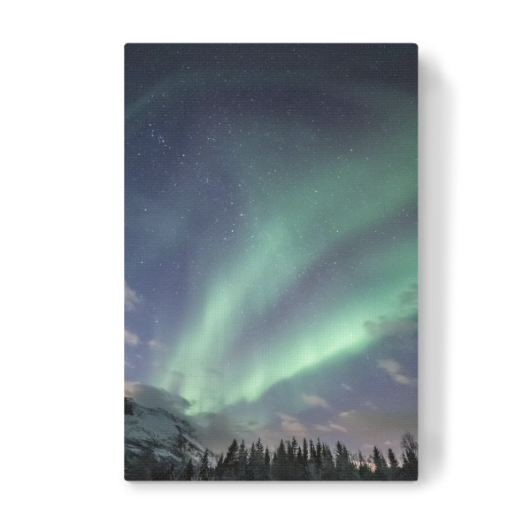 Leinwandbild "Polarlicht in Norwegen" artboxONE - Natur,Galaxy