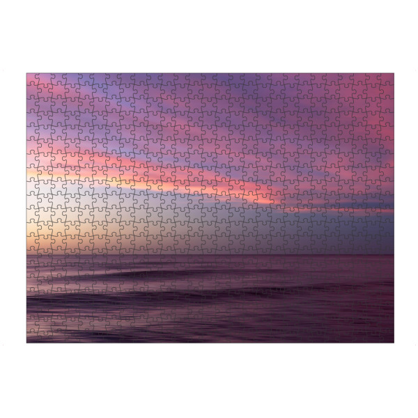 artboxONE Puzzle "Rosa Wolken über dem Meer" artboxONE - Natur,Reise,Reise / Strand und Meer