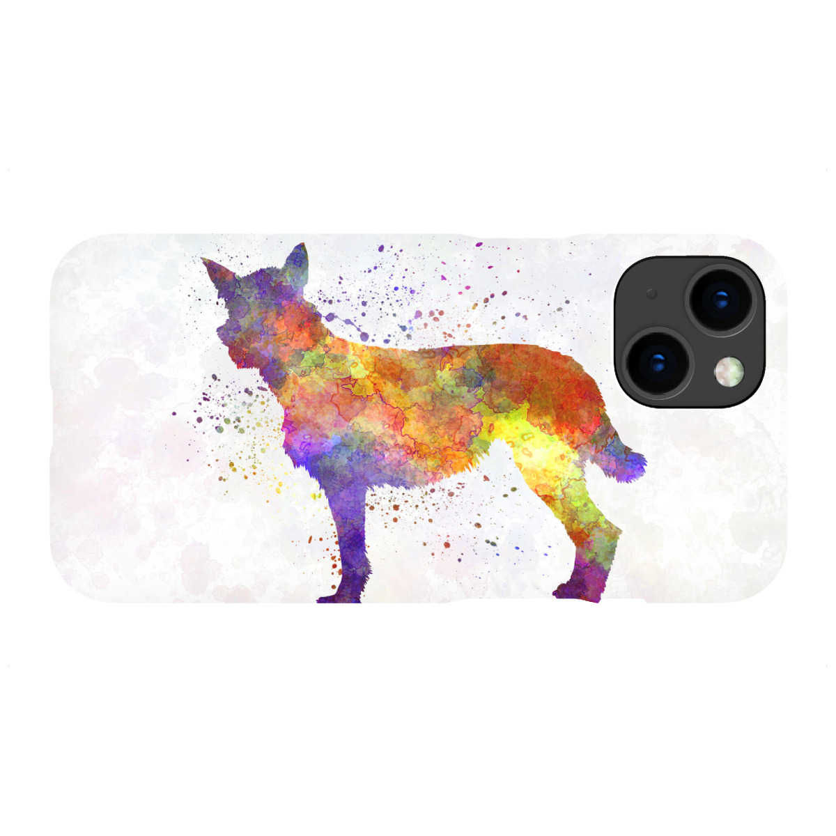 "Bouvier des Ardennes in watercolor"für iPhone - Premium-Case Handyhülle artboxONE