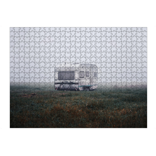 Puzzle Ravensburger "Greetings from vacation" artboxONE - Reise,Automobile,Buchstaben / L,Buchstaben / V