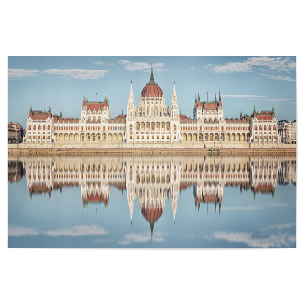 Poster 30x20 cm "Parliament Reflection" artboxONE - Städte,Reise,Architektur,Reise / Länder,Städte / Budapest