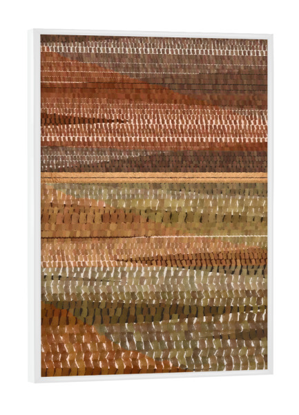 Poster mit weißem Rahmen "Minimal Clean Free" artboxONE - Abstrakt - Abstract,Abstrakt