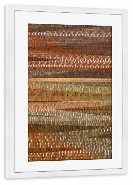 Poster mit Rahmen weiß "Minimal Clean Free" artboxONE - Abstrakt - Abstract,Abstrakt