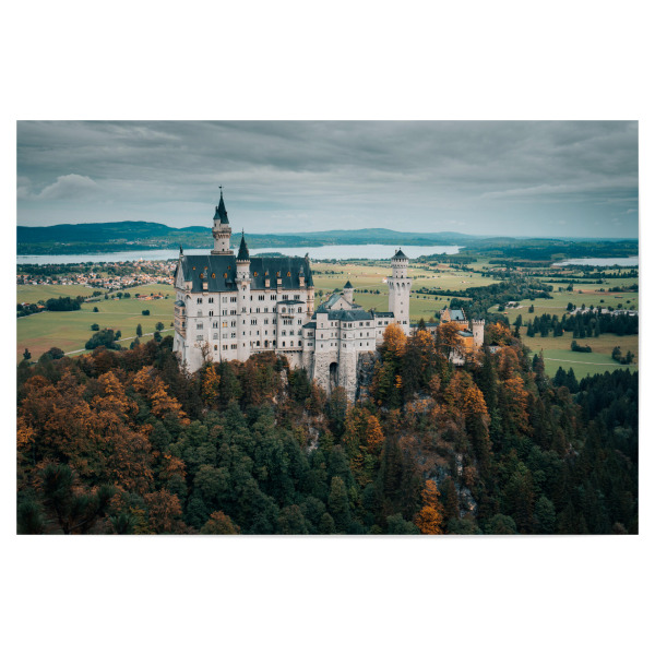 Poster "Schloss Neuschwanstein, Bayern" artboxONE - Reise,Architektur
