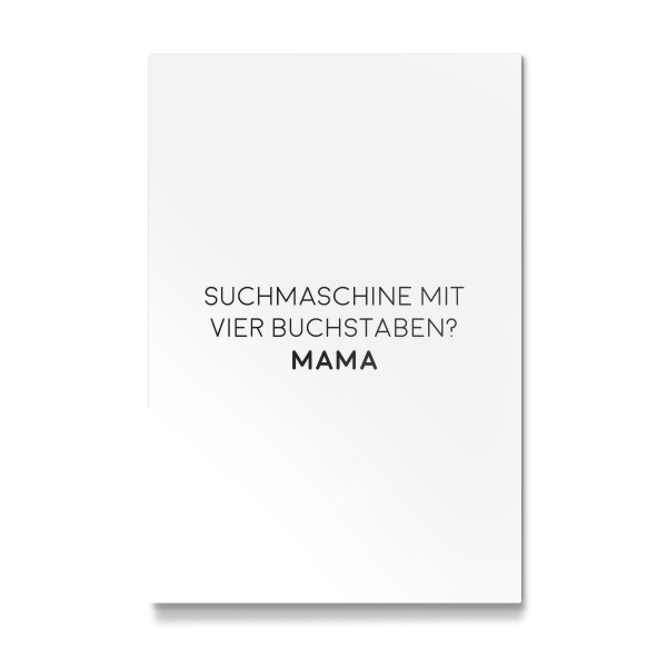 Galerie-Print "Suchmaschine Mama" 30x20 cm artboxONE