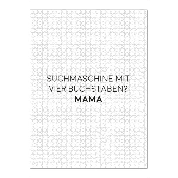 Puzzle Ravensburger "Suchmaschine Mama" artboxONE - Typografie,Für Mama,Lustig
