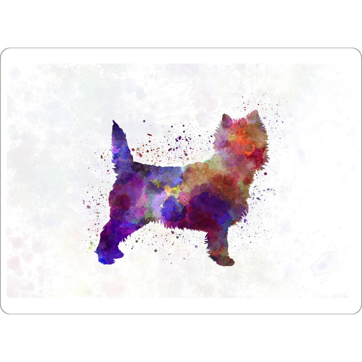 Tischset "Cairn Terrier in watercolor" artboxONE - Tiere,Abstrakt