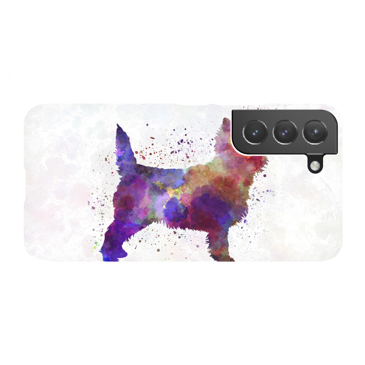 "Cairn Terrier in watercolor"für Samsung Galaxy - Premium-Case Handyhülle artboxONE