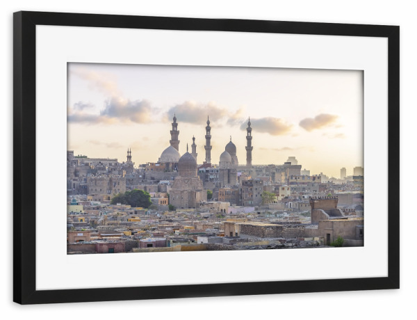 Poster mit Rahmen schwarz "Cairo Sunset" artboxONE - Städte,Reise,Architektur,Reise / Afrika,Reise / Länder
