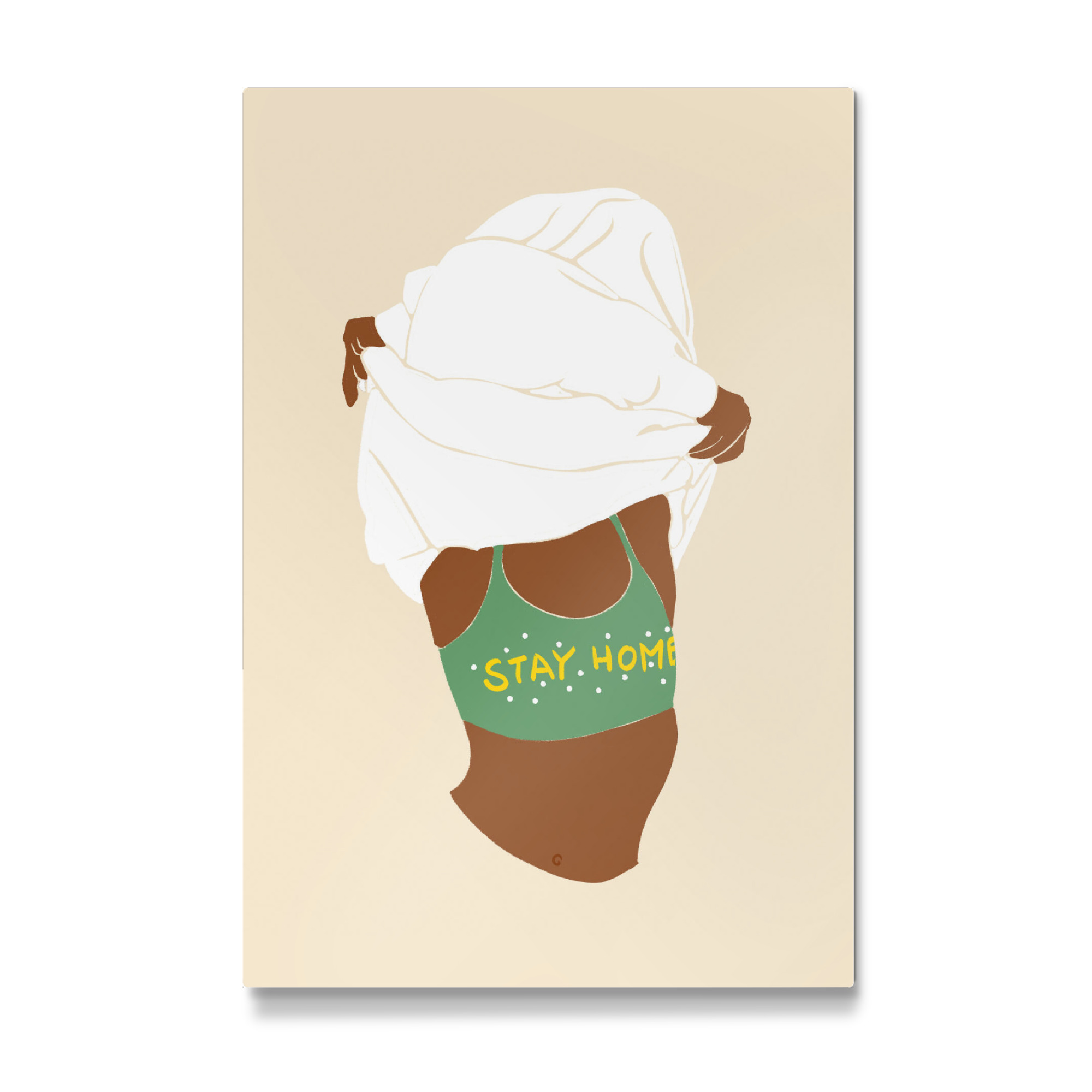 Galerie-Print "Stay Home Illustration" 75x50 cm artboxONE