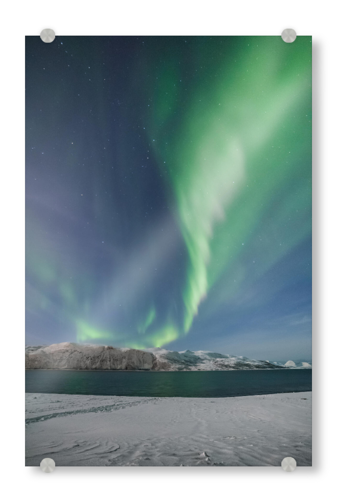 Acrylglasbild "Aurora im Mondlicht" artboxONE - Natur