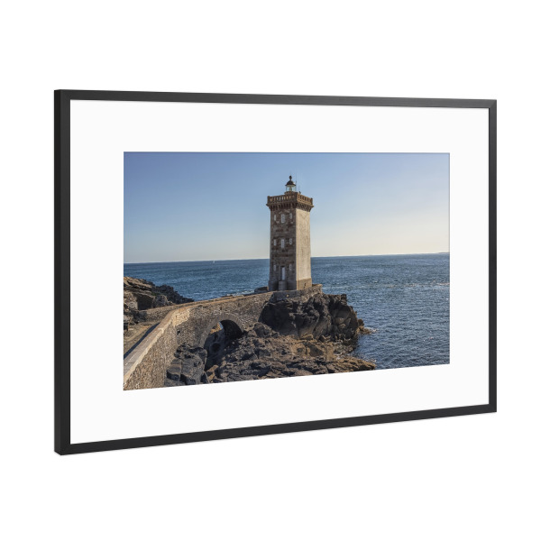 Poster mit Rahmen Schwarz (Metallic) "Kermorvan" artboxONE - Natur,Reise,Architektur,Reise / Strand und Meer,Reise / Länder