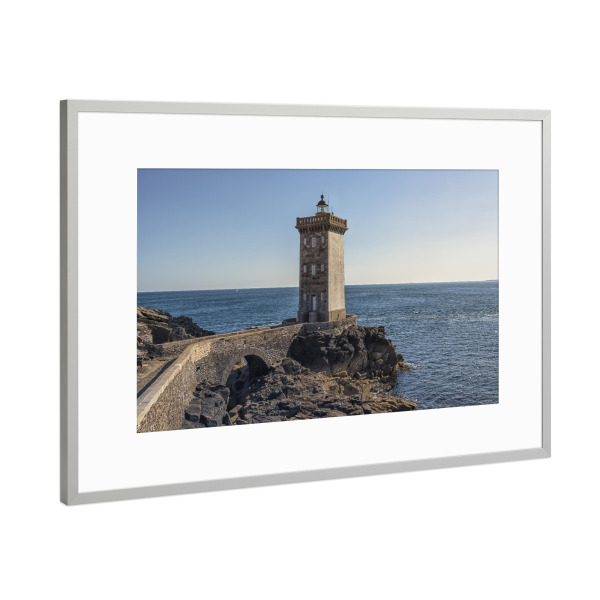 Poster mit Rahmen Silber "Kermorvan" artboxONE - Natur,Reise,Architektur,Reise / Strand und Meer,Reise / Länder
