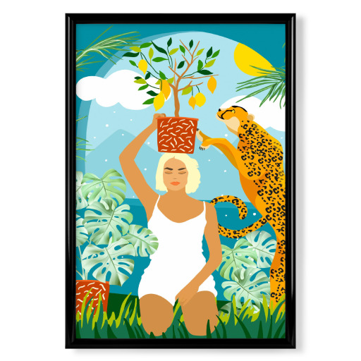 Bring The Jungle Home Illustration