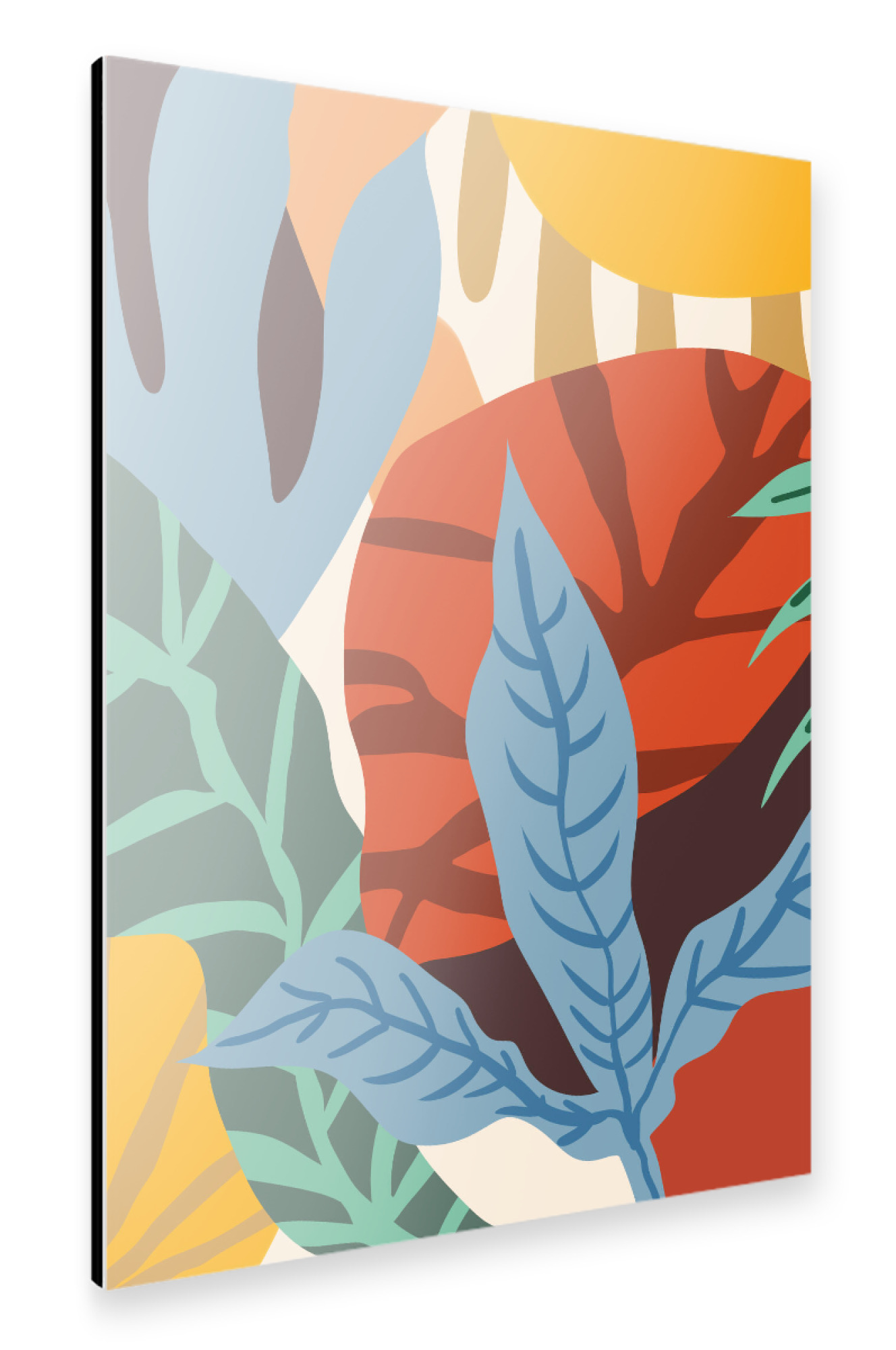 Alu-Dibond "Wherever Life Plants You" 30x20 cm artboxONE