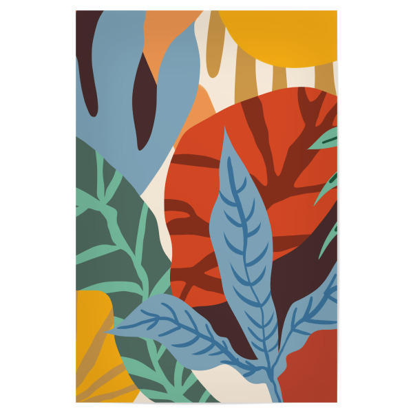 Poster 30x20 cm "Wherever Life Plants You" artboxONE - Natur,Abstrakt