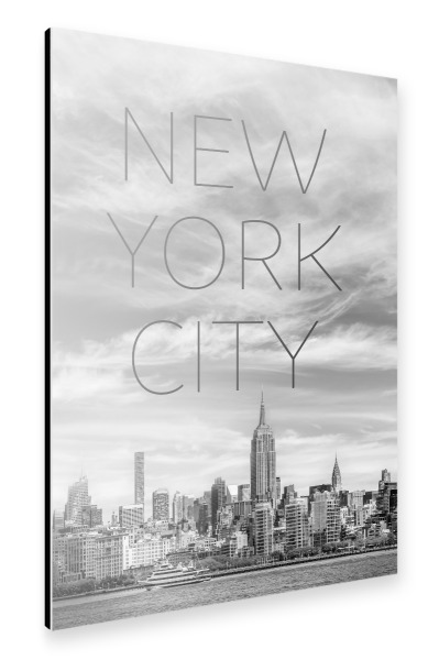 Alu-Dibond "NYC Midtown Manhattan Skyline" 30x20 cm artboxONE