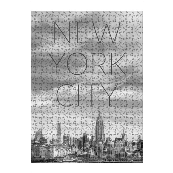 Puzzle Ravensburger "NYC Midtown Manhattan Skyline" artboxONE - Städte / New York,Schwarzweiß