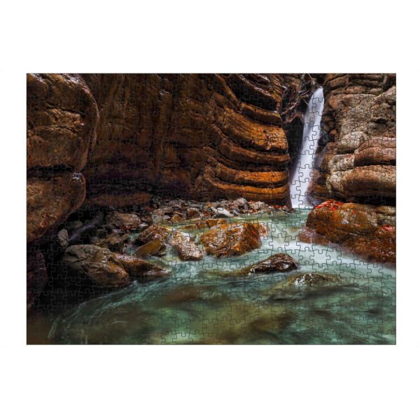 Puzzle Ravensburger "Der Wasserfall" artboxONE - Natur