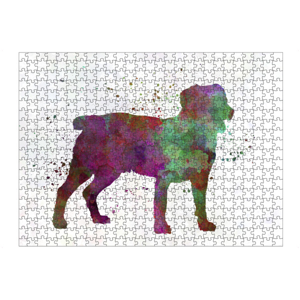 artboxONE Puzzle "Appemzell Cattle Dog in watercolor" artboxONE - Tiere,Abstrakt