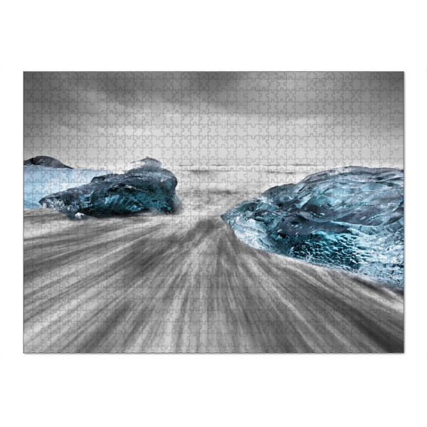 Puzzle Ravensburger "Blaues Eis" artboxONE - Natur,Reise,Reise / Strand und Meer