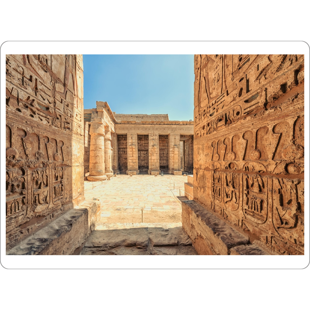 Tischset "Ramesses Temple" artboxONE - Städte,Reise,Architektur,Reise / Afrika,Reise / Länder