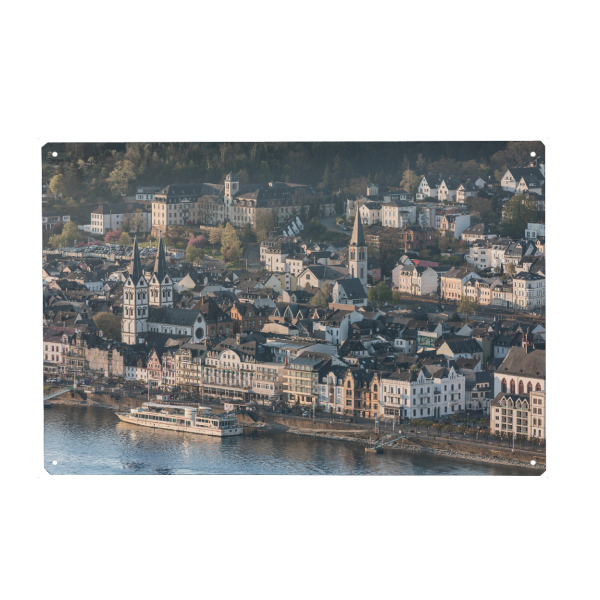Holzbild "Boppard City" artboxONE - Städte,Architektur