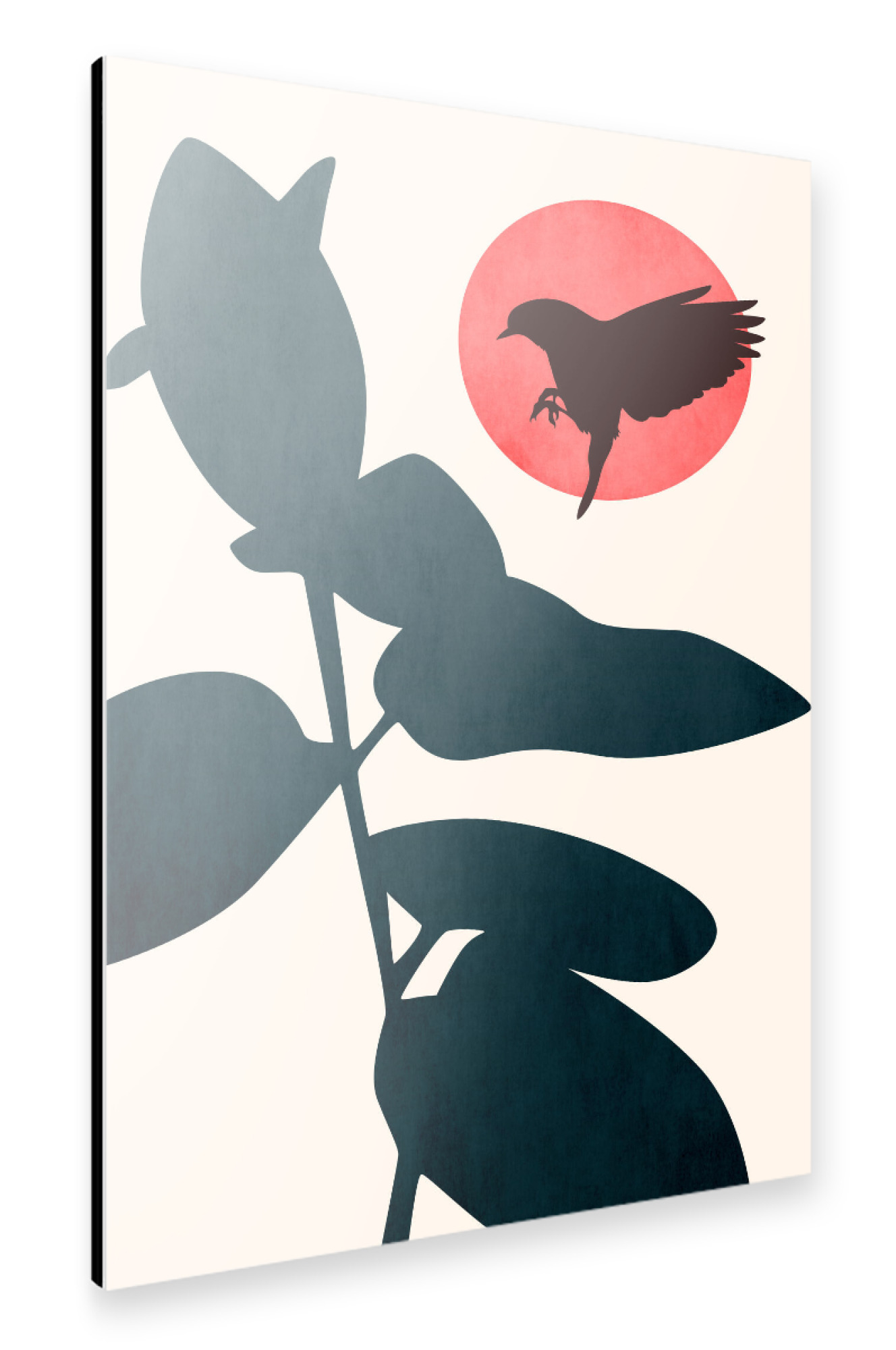 Alu-Dibond "Japanese Birds" 75x50 cm artboxONE