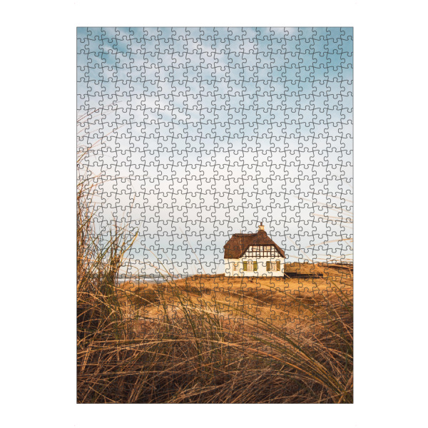 Puzzle Ravensburger "Country House at North Sea" artboxONE - Reise / Strand und Meer