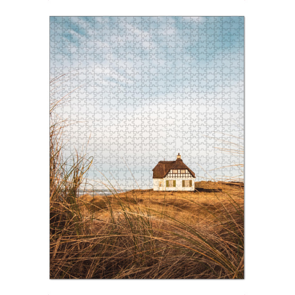 Puzzle Ravensburger "Country House at North Sea" artboxONE - Reise / Strand und Meer