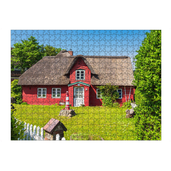 Puzzle Ravensburger "Haus in Norddorf" artboxONE - Reise,Architektur