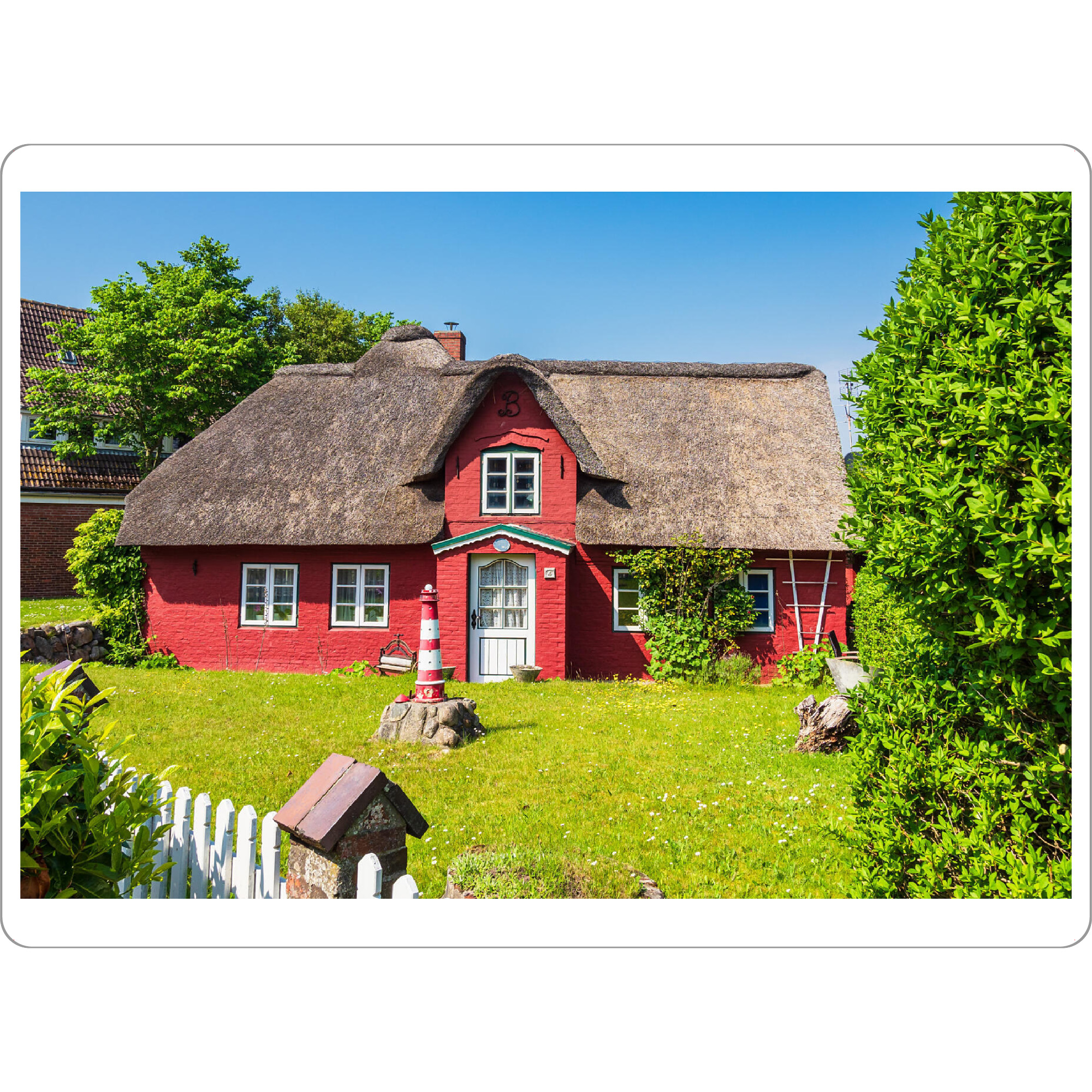 Tischset "Haus in Norddorf" artboxONE - Reise,Architektur